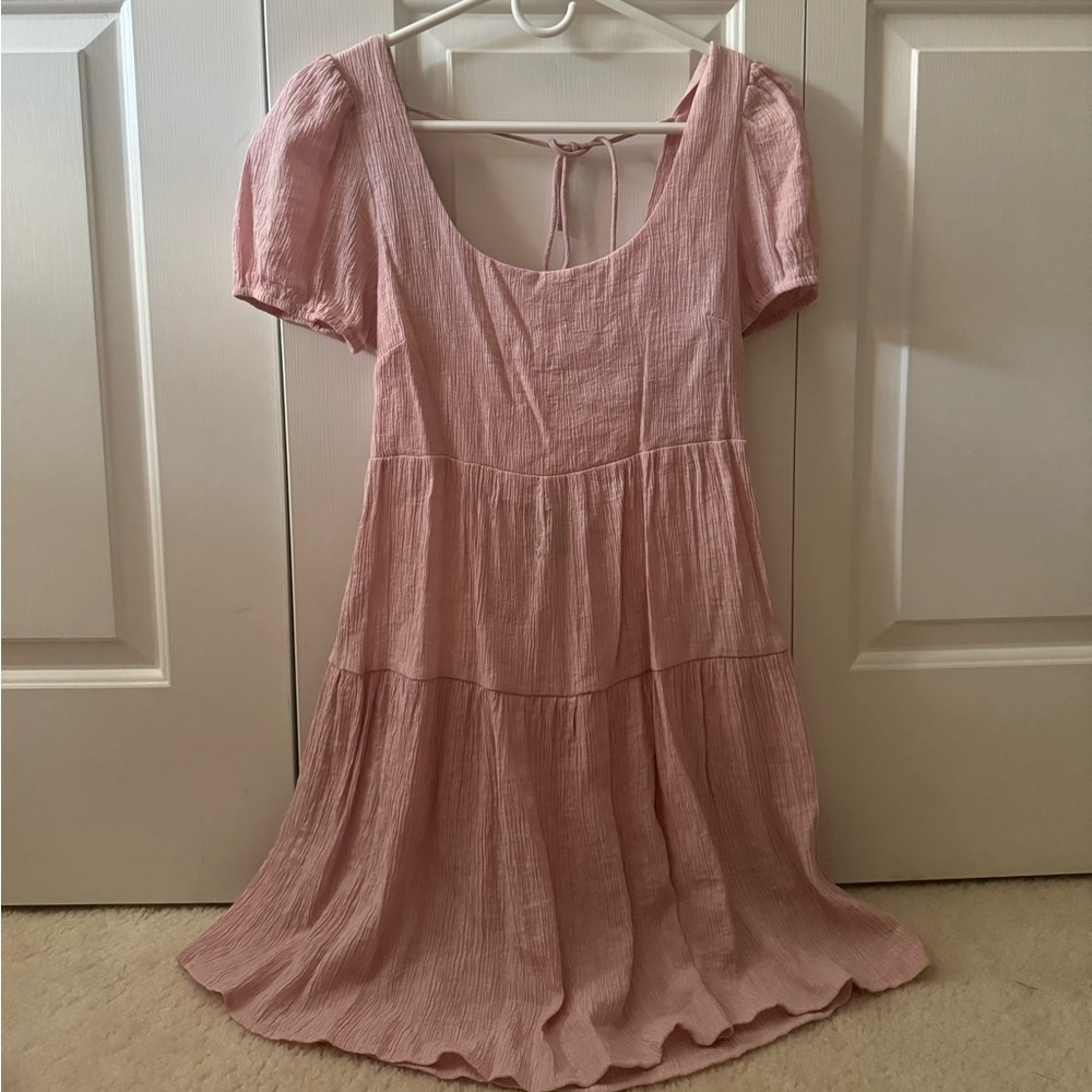 Forever 21 Mini Puff Sleeve Dress